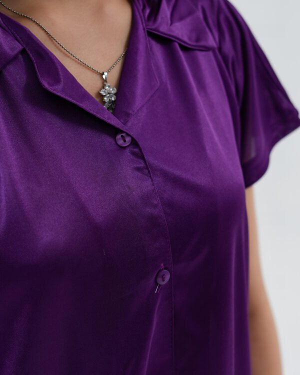 ComfySilk PJ- 2 Pc Set - Purple - Image 5