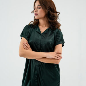 ComfySilk PJ- 2 Pc Set - Midnight Green