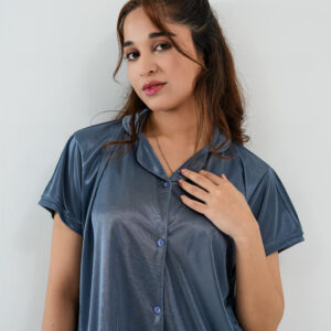 ComfySilk PJ- 2 Pc Set - Ocean Grey