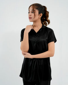 ComfySilk PJ- 2 Pc Set - Black