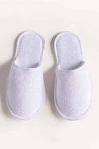 Terry Slippers - White