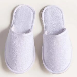 Terry Slippers - White